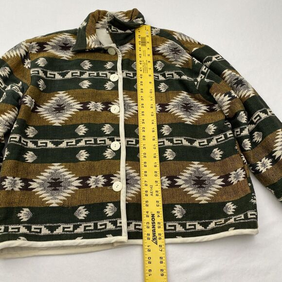 Sara Studio Jacket Womens 2X Aztec Southwest Tapestry Button Up Plus Size Boho - Picture 7 of 11